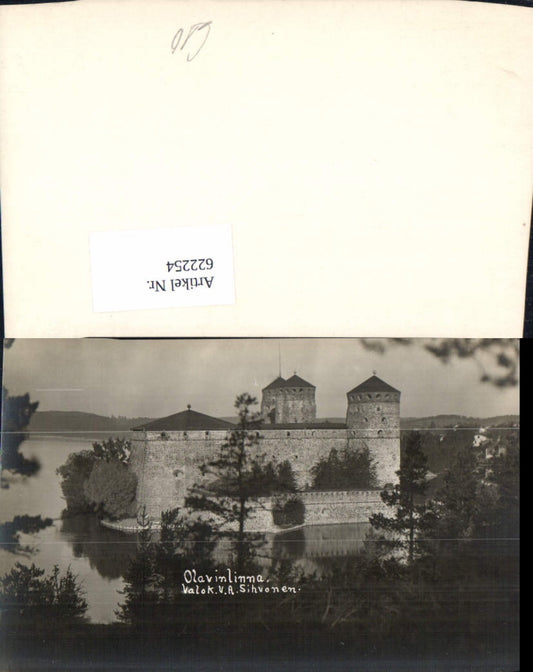 622254,Savonlinna Olavinlinna Valok U. A. Sihvonen Burg Festung Schloss Finland