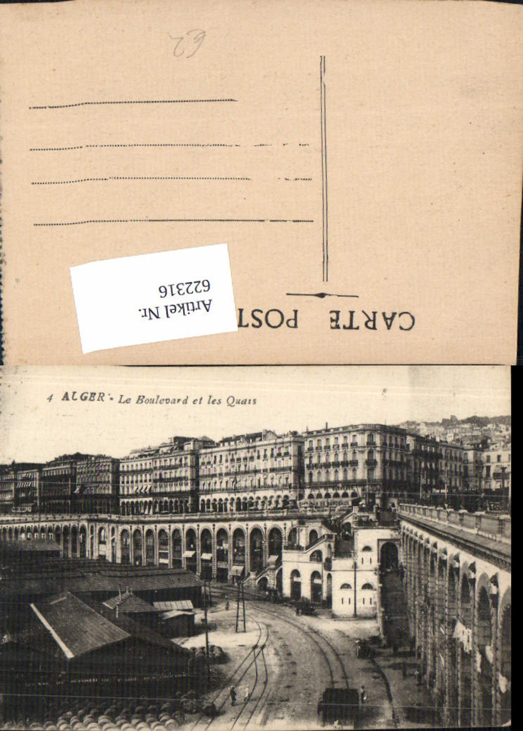 622316,Alger Algier La Boulevard et les Quais Algeria