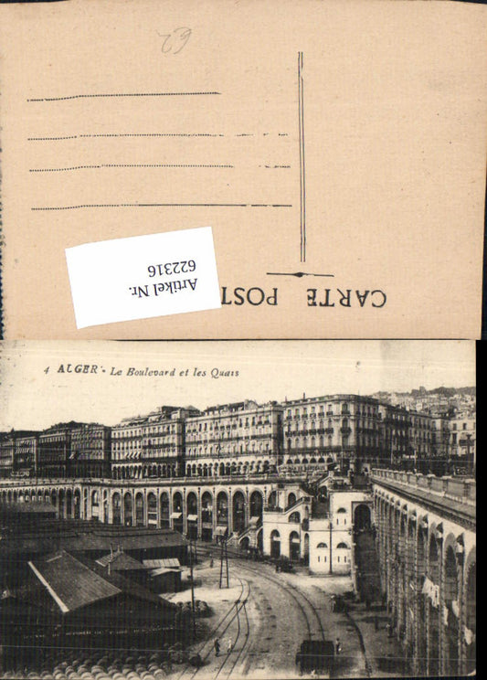 622316,Alger Algier La Boulevard et les Quais Algeria