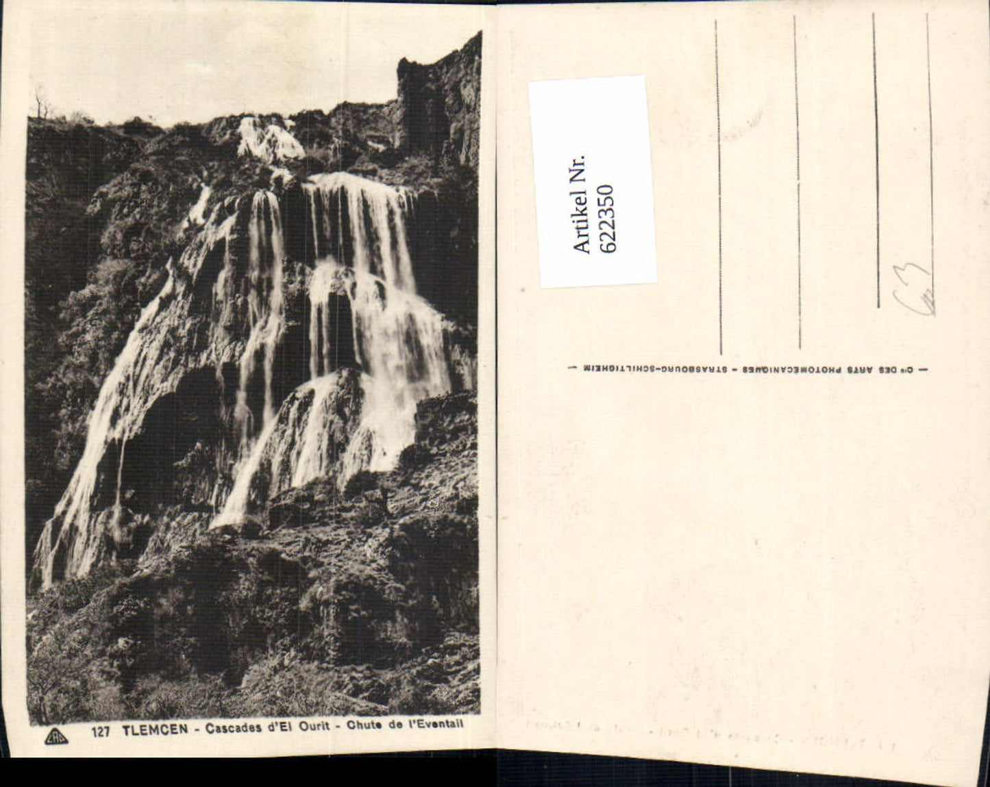 622350,Tlemcen Cascades d El Ourit Chute de l Eventail Wasserfall Algeria