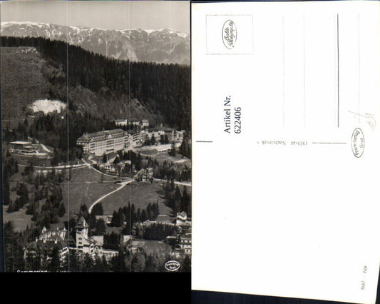 622406,Foto Ak Semmering Hotel Erzherzog Johann u. Panhans m. Raxalpe
