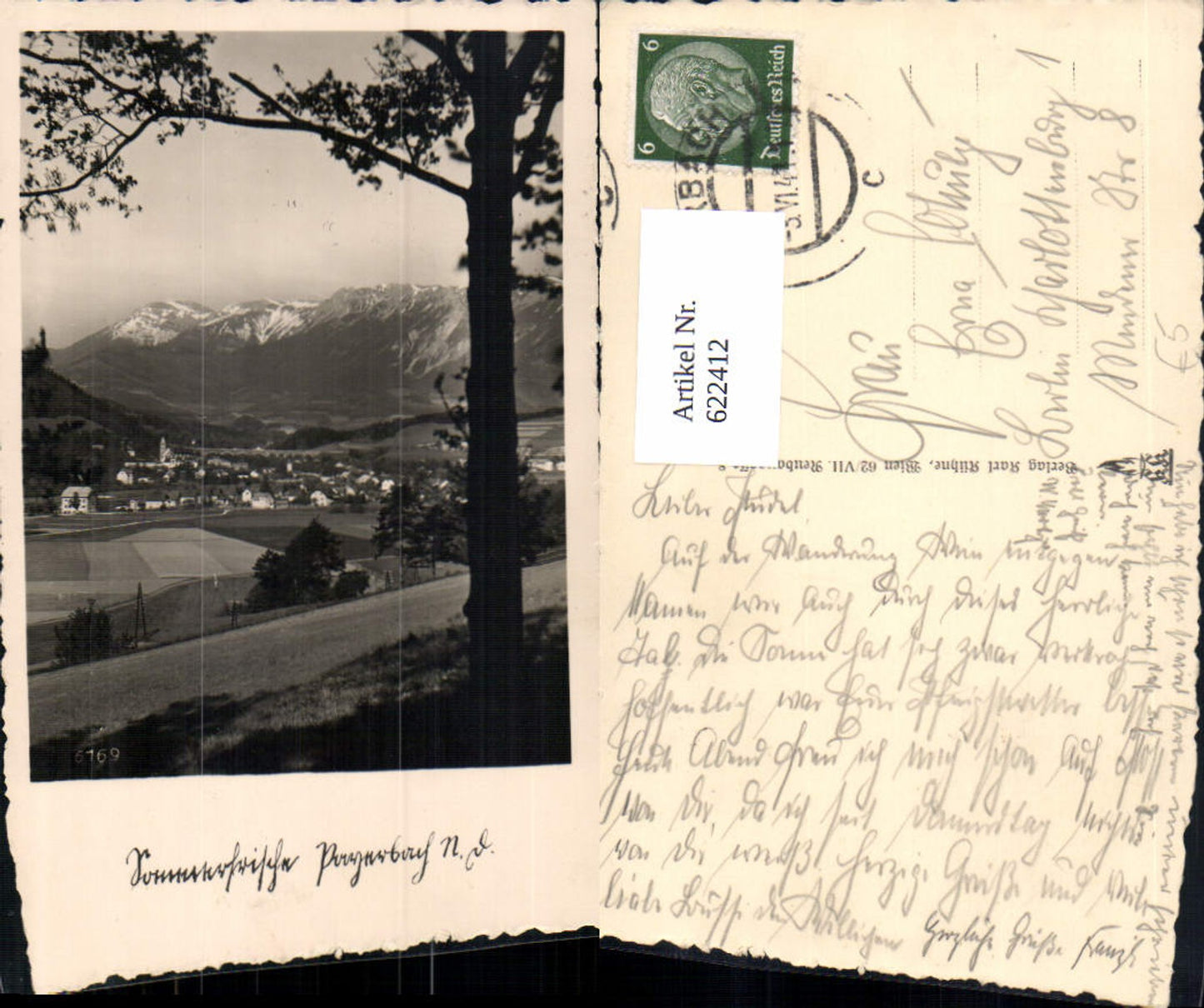 622412,Foto Ak Payerbach Totale