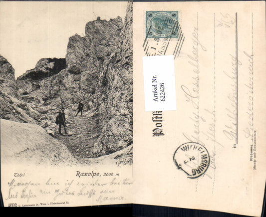 622426,Raxalpe Thörl Bergsteigen Wandern Reichenau an der Rax pub C. Ledermann 4092