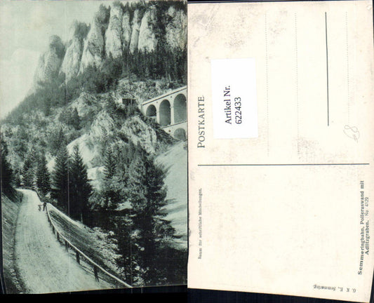 622433,Semmeringbahn Polleruswand m. Adlitzgraben Semmering-Kurort