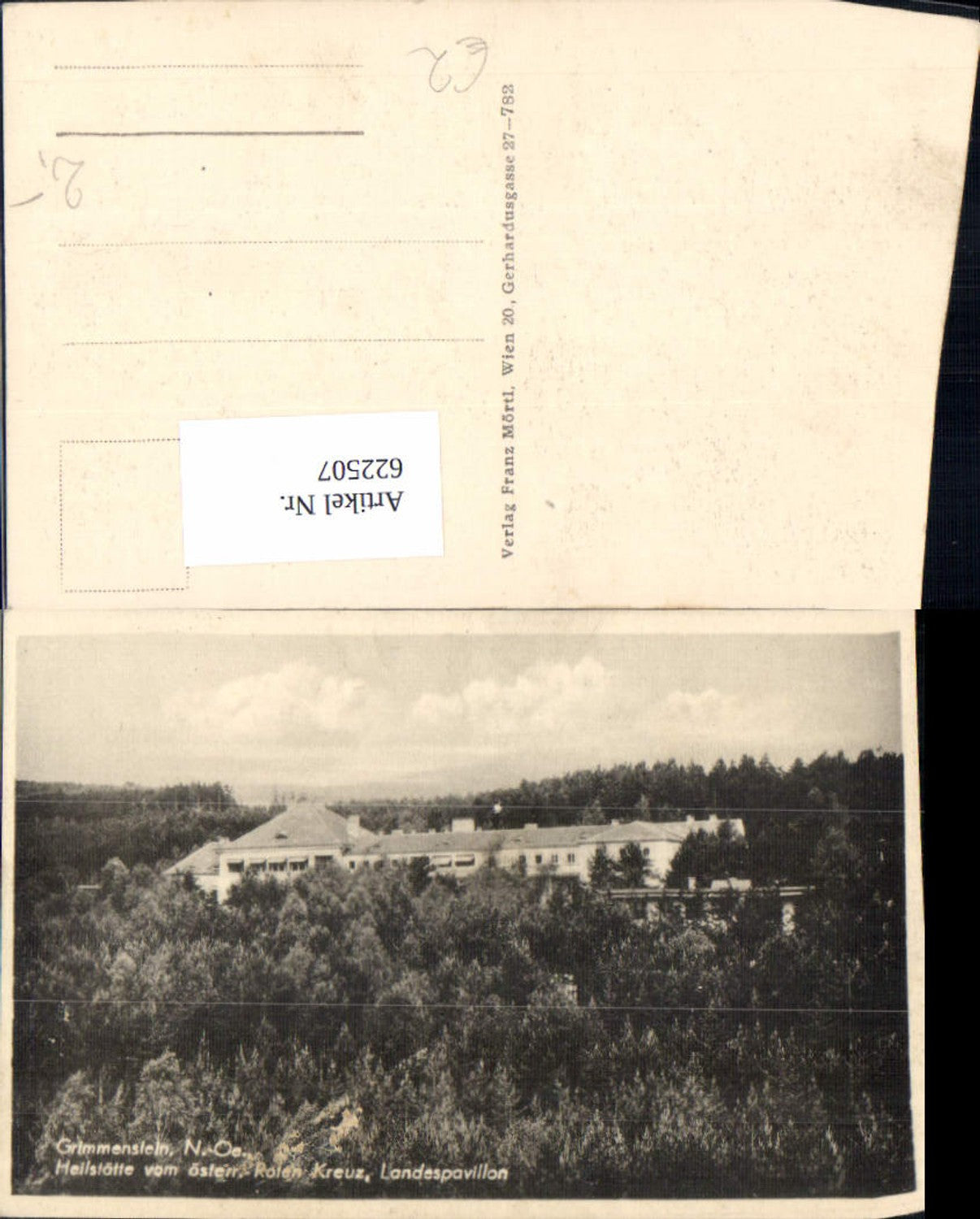 622507,Grimmenstein Heilstätte v. Roten Kreuz Landespavillon