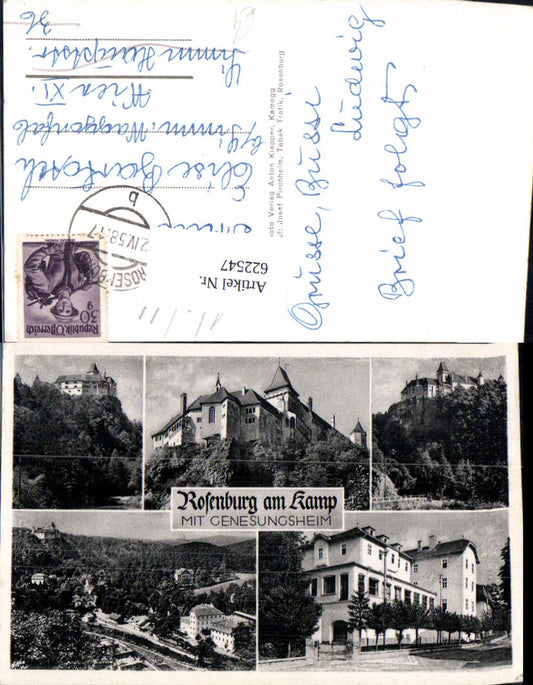 622547,Mehrbild Ak Rosenburg Rosenburg-Mold Kamp m. Genesungsheim
