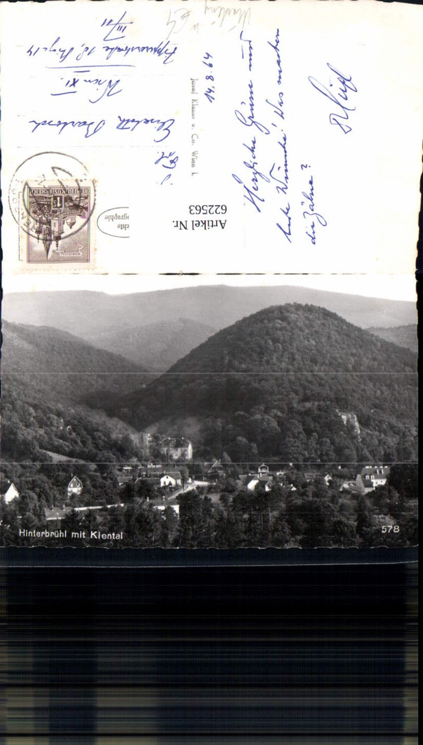 622563,Foto Ak Hinterbrühl m. Kiental