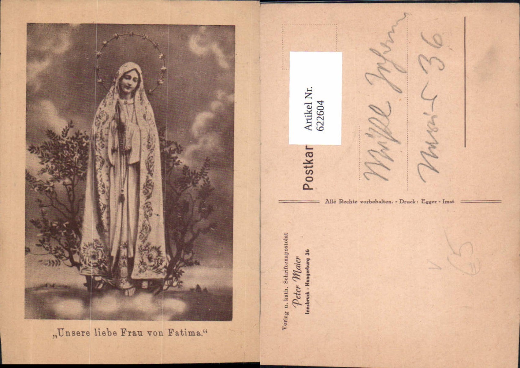 Alte Ansichtskarte – Old Postcard