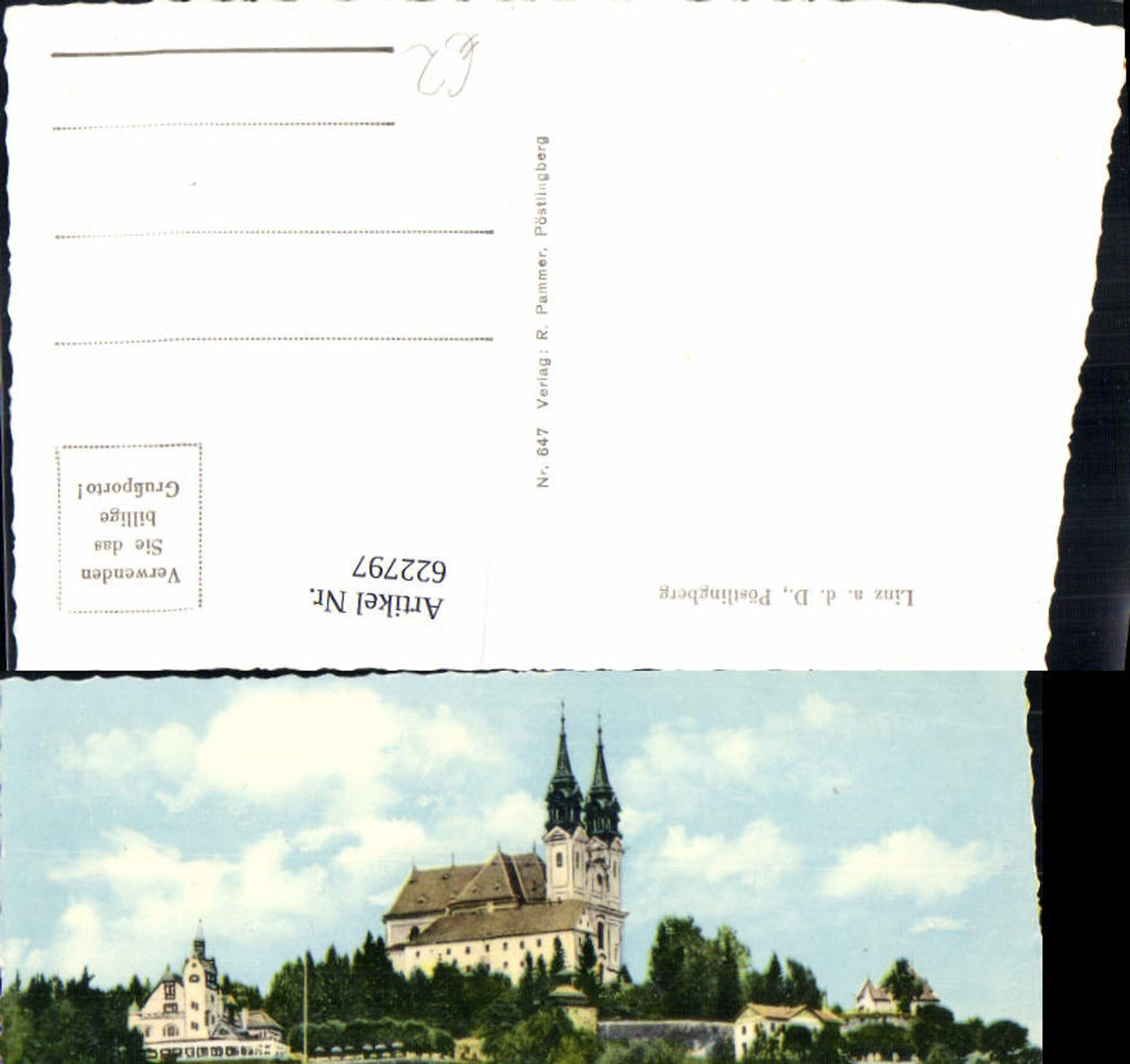 622797,Foto Ak Linz a. d. Donau Pöstlingberg