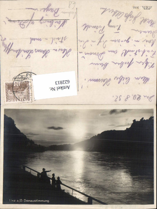 622813,Foto Ak Linz a. d. Donau Donaustimmung Puchenau