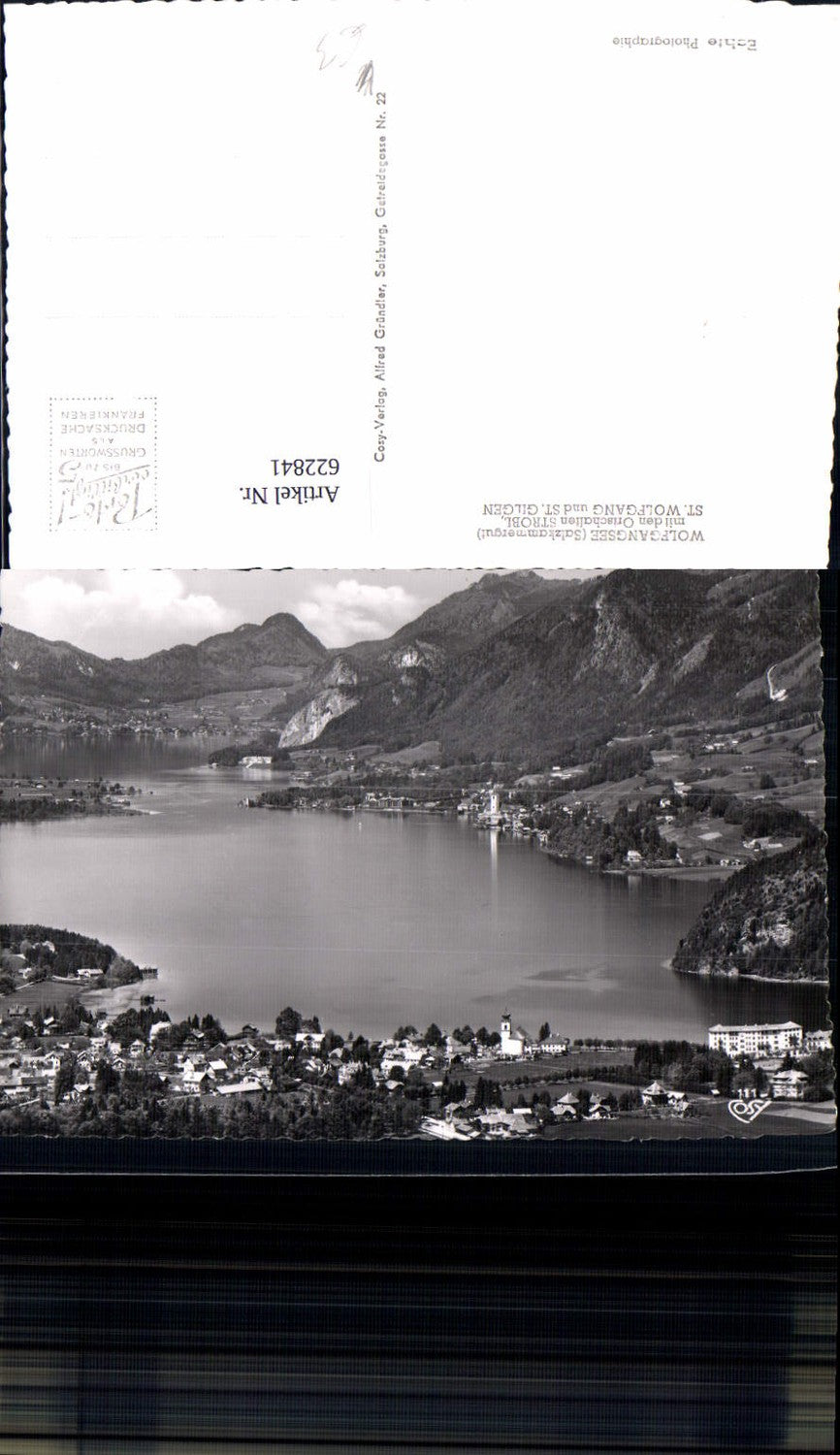 622841,Foto Ak Sankt Wolfgang i. Salzkammergut Strobl St Gilgen pub Cosy 111