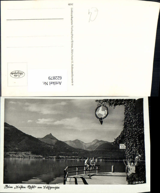 622879,Foto Ak St Wolfgang i. Salzkammergut Weißes Rössl