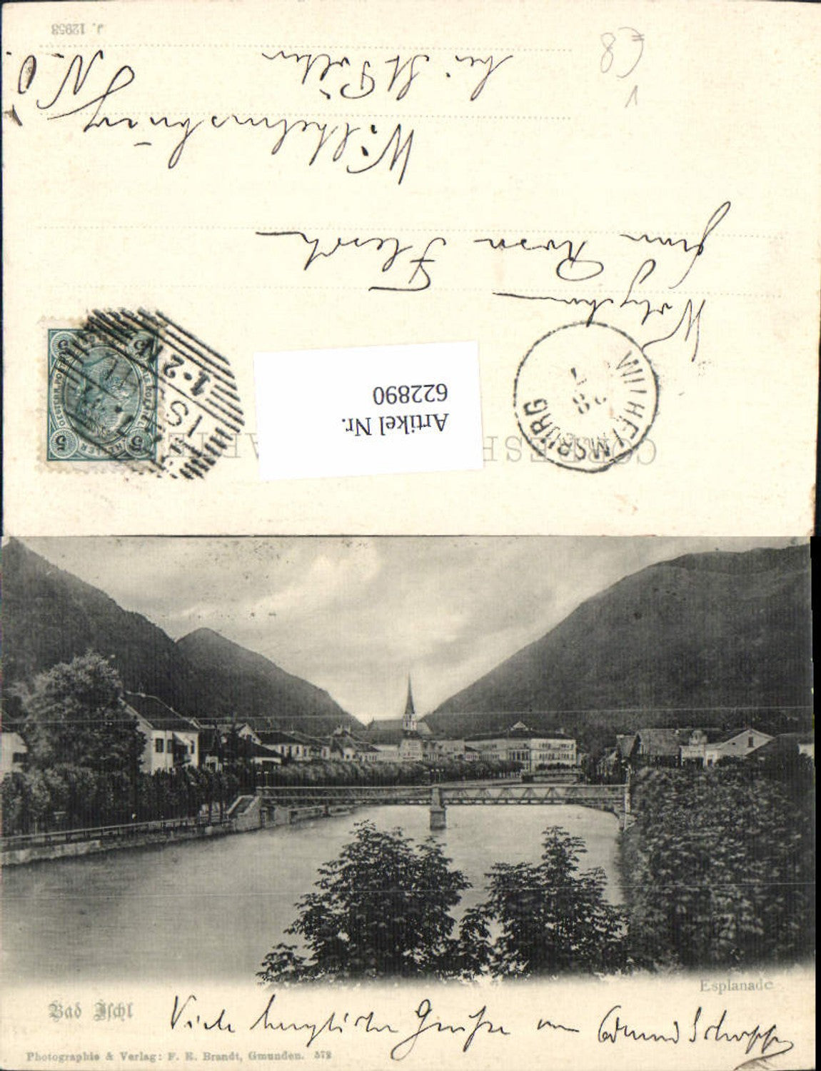 622890,Bad Ischl Esplanade pub F. E. Brandt 372