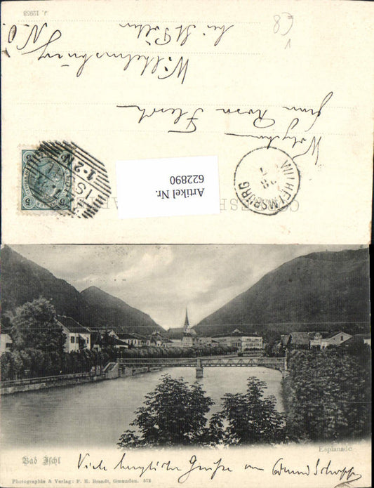 622890,Bad Ischl Esplanade pub F. E. Brandt 372
