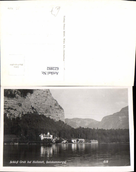 622892,Foto Ak Obertraun Schloss Grub b. Hallstatt Salzkammergut