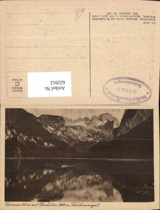 622912,Gosausee m. Dachstein Salzkammergut Gosau