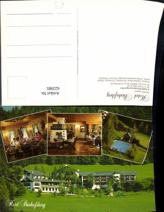 622985,Mehrbild Ak Windischgarsten Hotel Bischofsberg