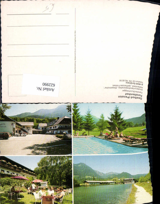 622990,Mehrbild Ak Grünau Almtal Gasthof Pension Forellenhof