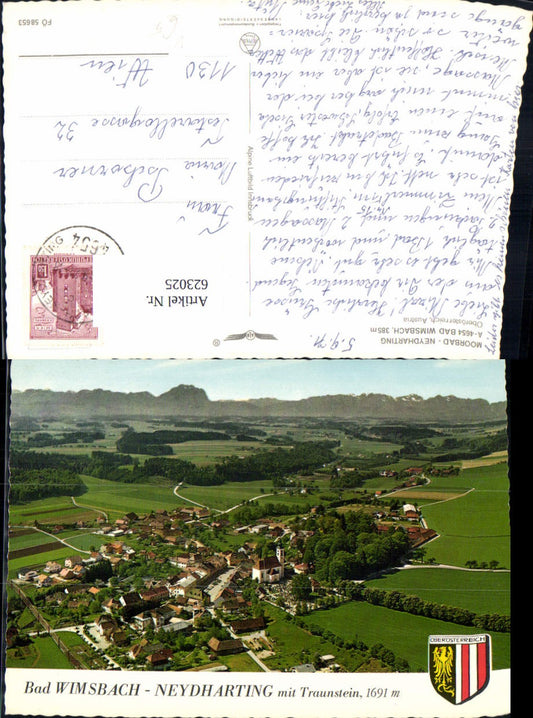 623025,Bad Wimsbach-Neydharting pub Alpine Luftbild FÖ 58653
