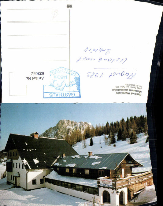 623052,Spital a. Pyhrn Gasthof Wurzeralm Winteransicht