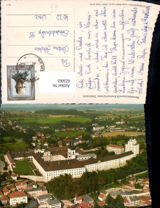623063,Luftbild Benediktinerstift Stift Kremsmünster
