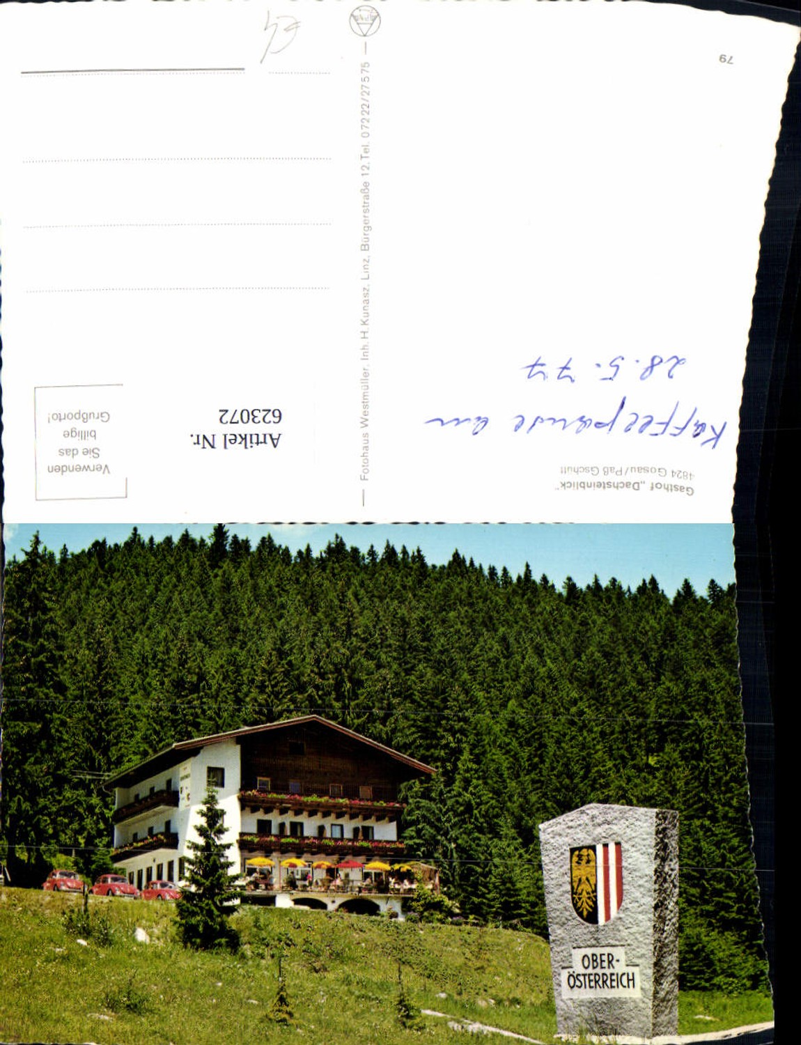 623072,Gosau Paß Gschütt Gasthof Dachsteinblick