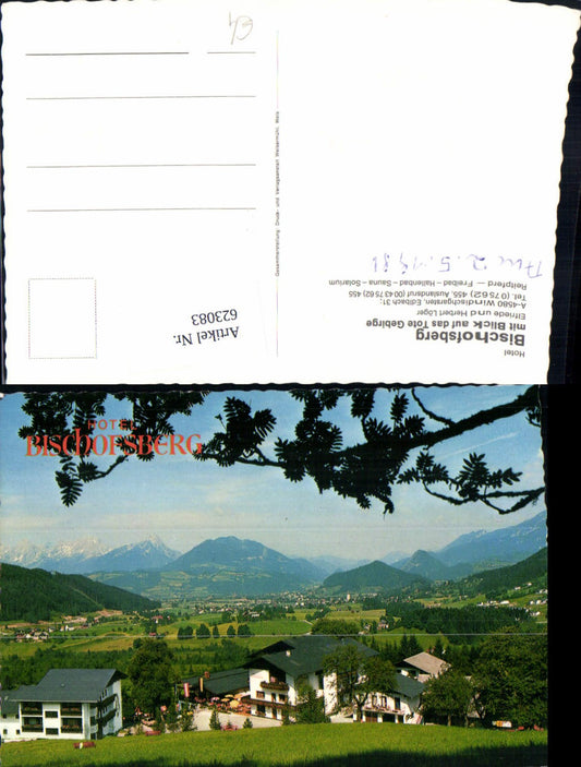 623083,Windischgarsten Hotel Bischofsberg m. Blick auf das Tote Gebirge