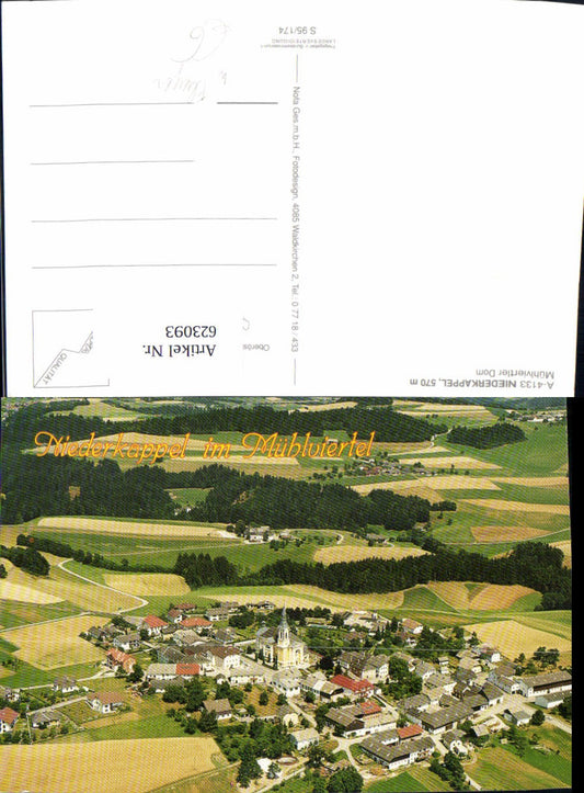 623093,Fliegeraufnahme Niederkappel Mühlviertler Dom