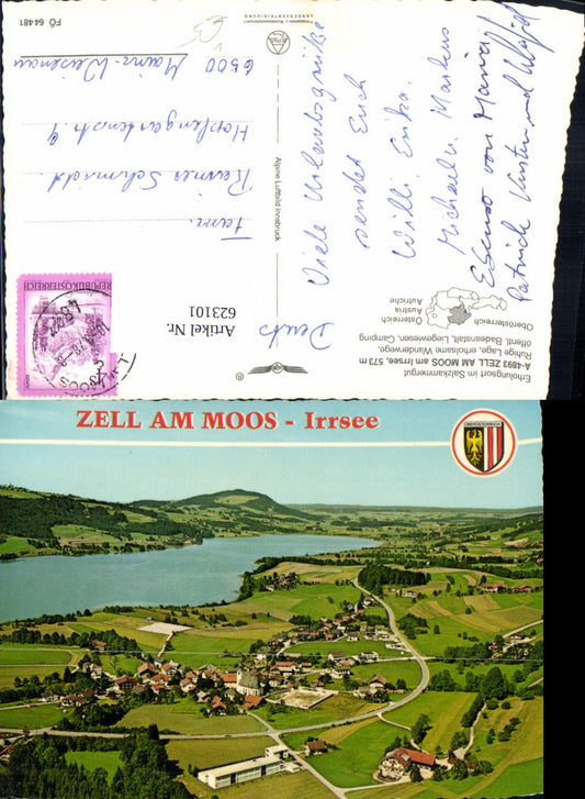 623101,Zell a. Moos a. Irrsee pub Alpine Luftbild FÖ 64481