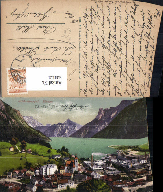 623121,Ebensee Salzkammergut pub F. E. Brandt 107