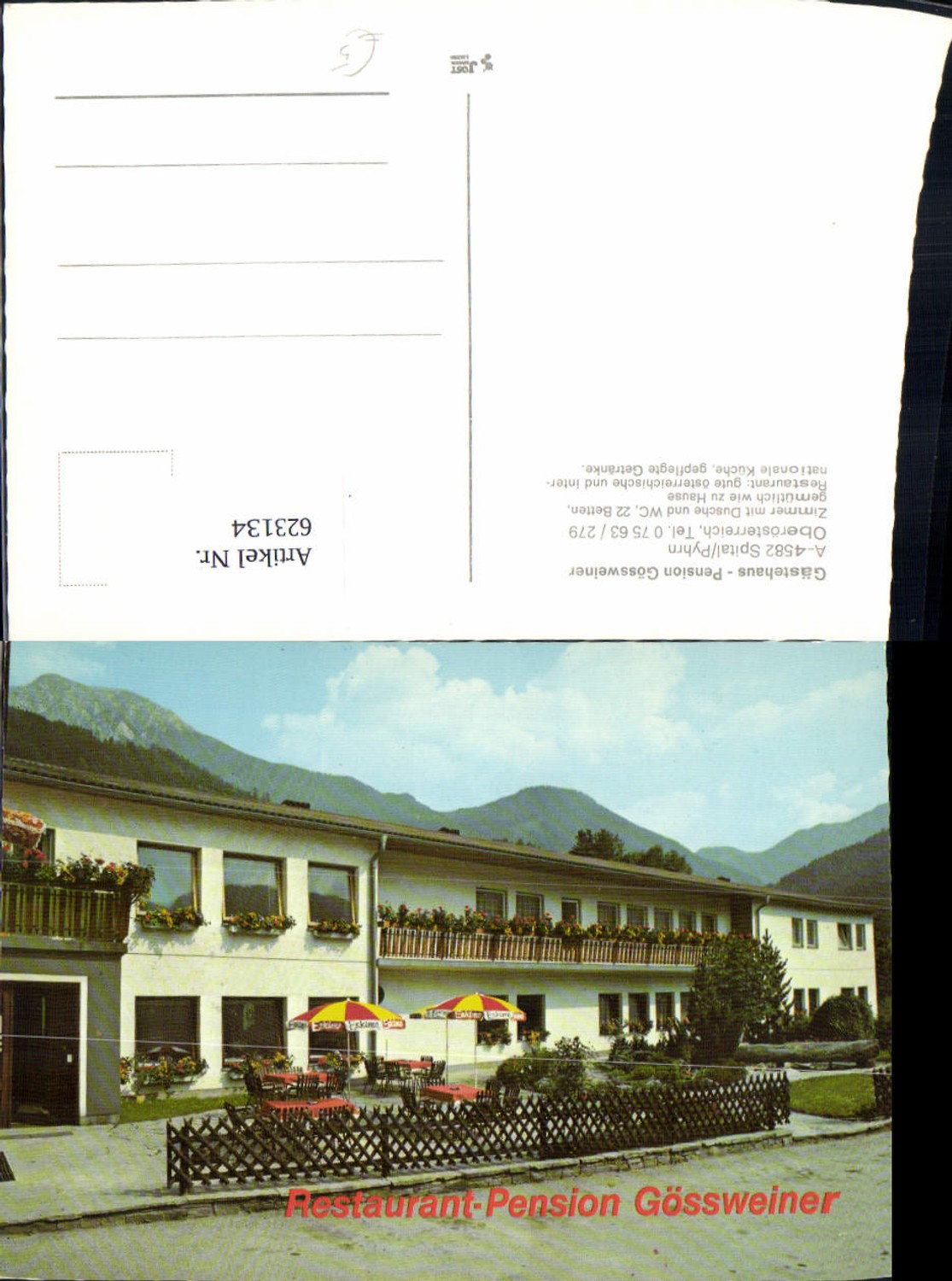 623134,Spital a. Pyhrn Gästehaus Pension Gössweiner