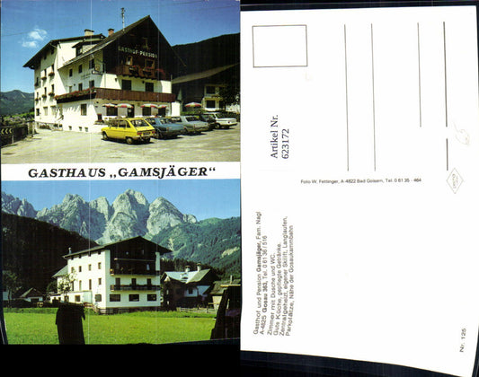 623172,Mehrbild Ak Gosau Gasthof Pension Gamsjäger