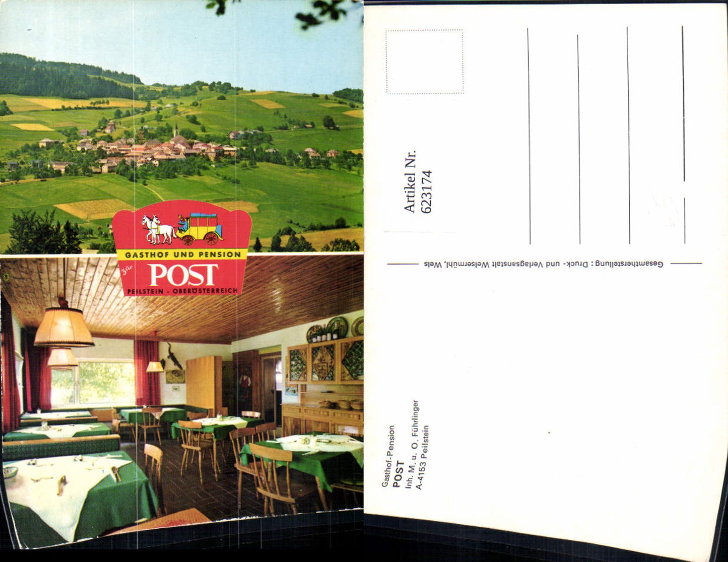 623174, Multi-image Ak Peilstein in the Mühlviertel Gasthof Pension Post