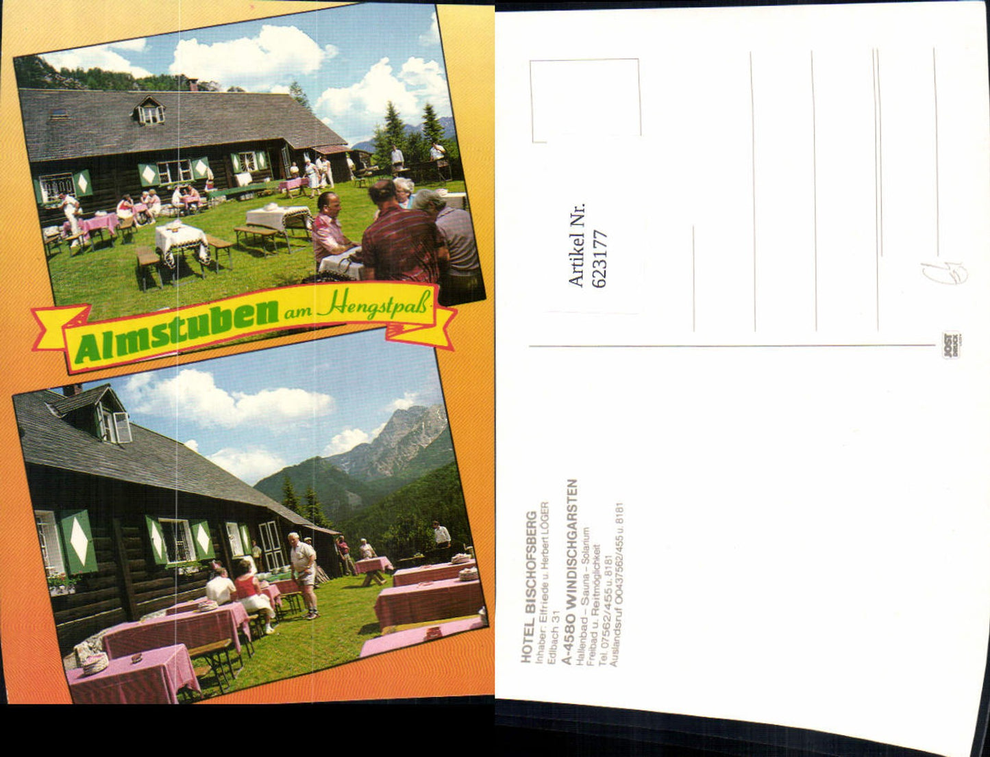 623177,Mehrbild Ak Windischgarsten Hotel Bischofsberg