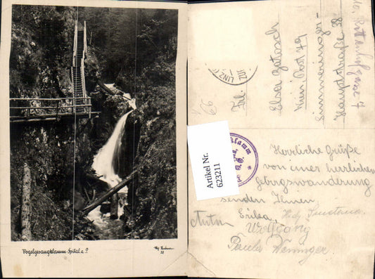 623211,Foto Ak Vogelsangklamm Spital a. Pyhrn pub Hubmann 58