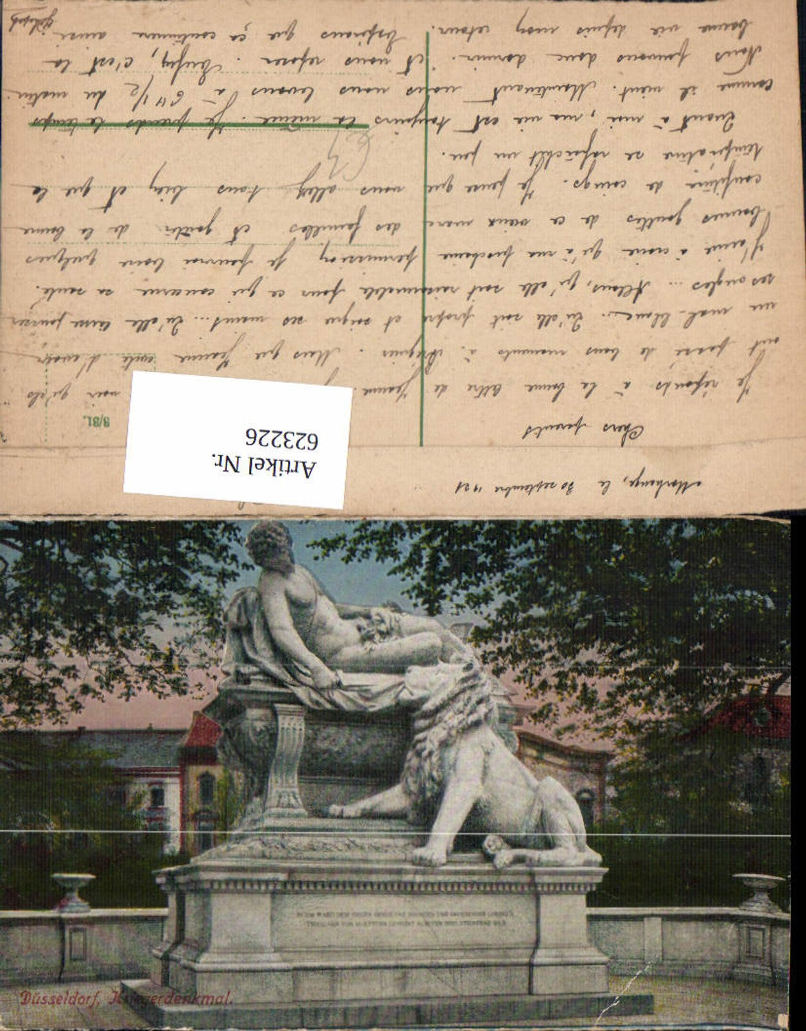 623226,Düsseldorf Kriegerdenkmal Denkmal