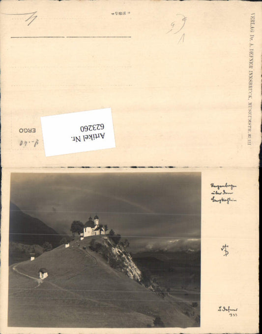 623260,Fotokunst Dr. Defner J 33 Regenbogen über dem Bergkirchlein