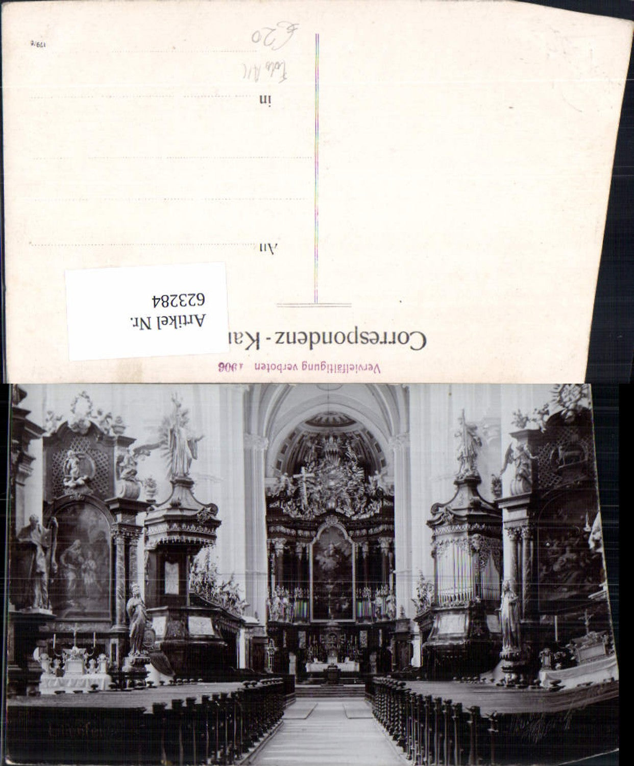 623284,seltene Foto-AK Lilienfeld Kirche pub Wilhelm Wagner