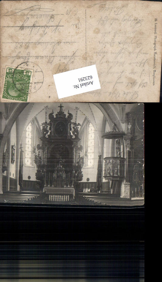 623291,tolle Foto-AK Burghausen Ach Hochburg LK Altötting