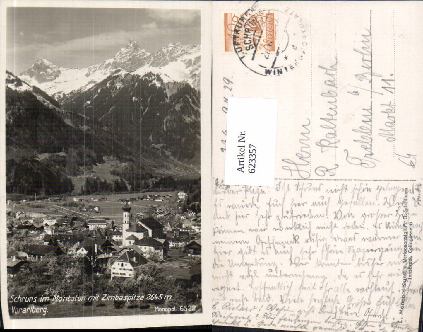 Alte Ansichtskarte – Old Postcard