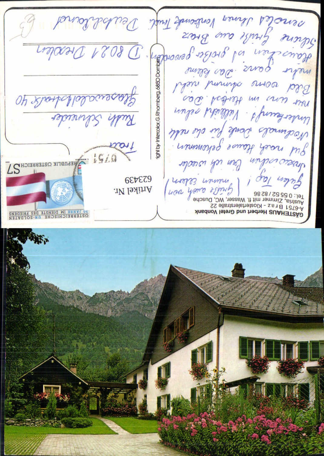 Alte Ansichtskarte – Old Postcard