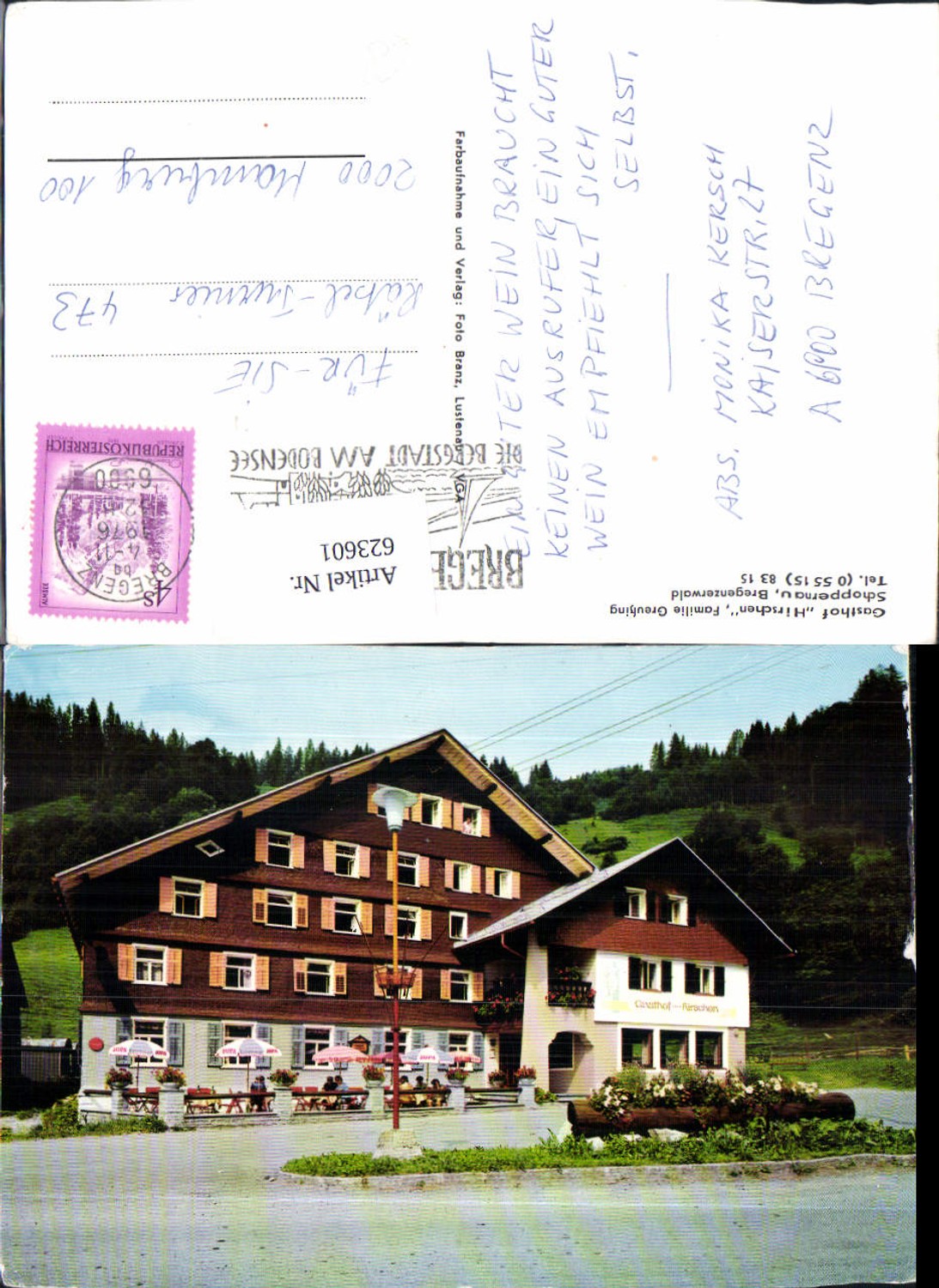 Alte Ansichtskarte – Old Postcard