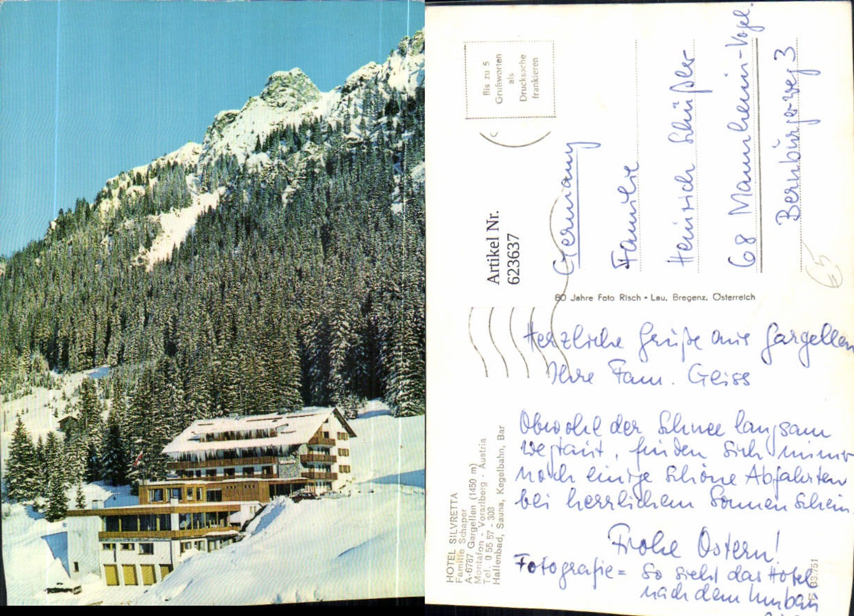 Alte Ansichtskarte – Old Postcard