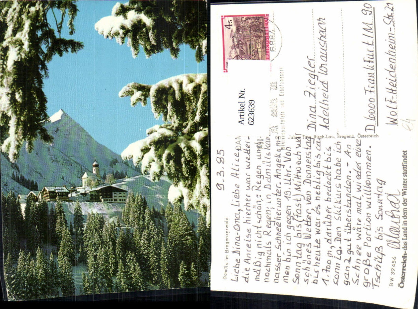 Alte Ansichtskarte – Old Postcard