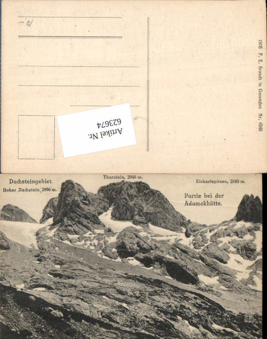 623674,Partie bei der Adamekhütte Dachstein Gosau Hallstatt pub Brandt 4948