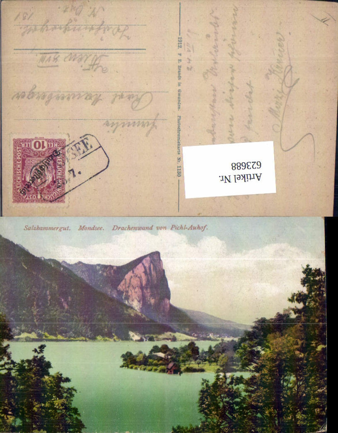 623688,Mondsee Pichl Auhof Salzkammergut Drachenwand pub Brandt 1130