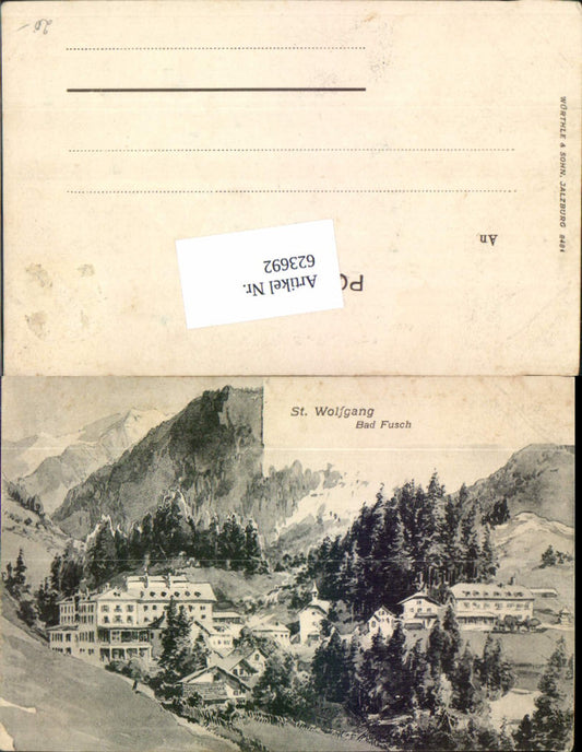 623692,tolle Künstler AK St. Wolfgang Bad Fusch an der Glocknerstraße