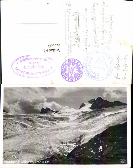 623693,Hallstatt Hallstätter Gletscher Dachstein Hüttenstempel Wiesberghaus Hofpürglhütte Simonyhütte