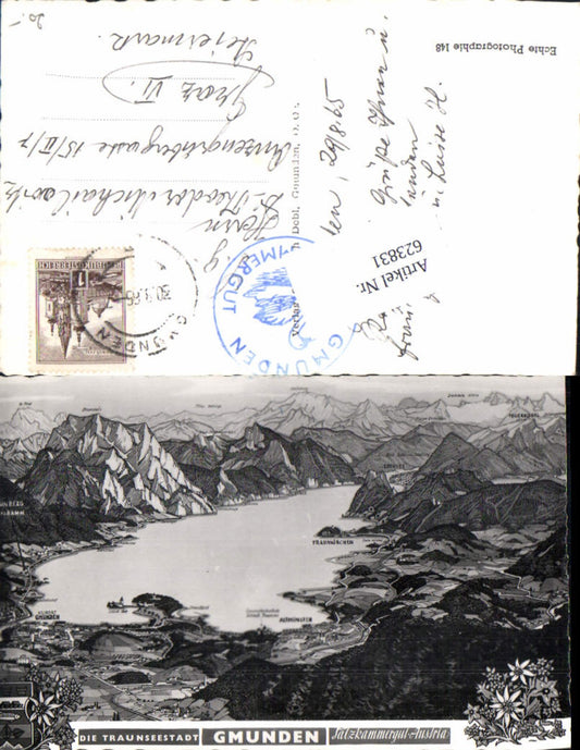 623831,Gmunden am Traunsee Vogelschau Altmünster Traunkirchen