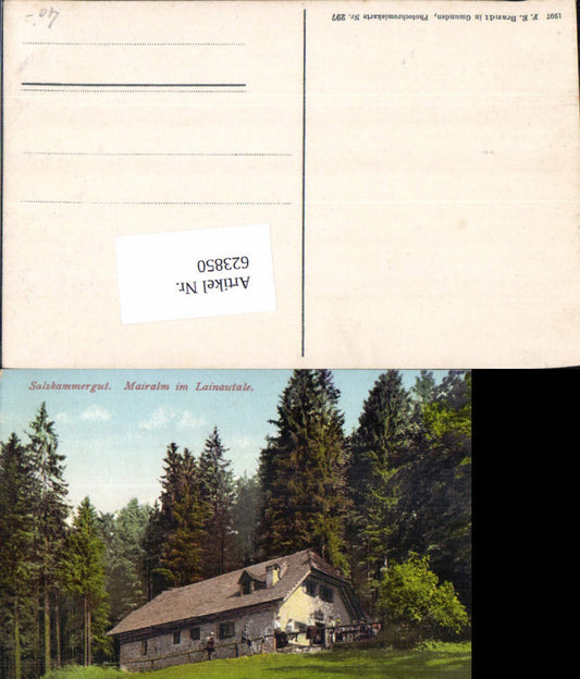 623850,Gmunden am Traunsee Mairalm im Lainautale Salzkammergut pub Brandt 297